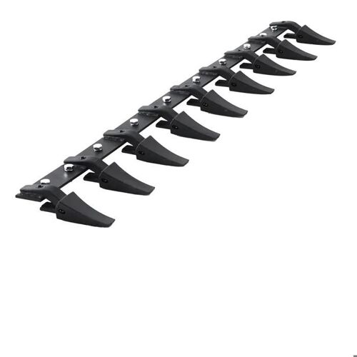 Barre à Dents de Godet-Duoku-Barre Robuste à 9 Dents-182,9 cm-Conception Boulonnée-Idéales Pour Nettoyer Les Membres Tombés