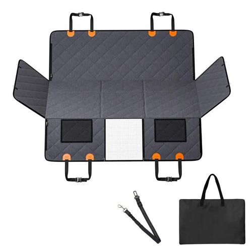Housse De Siège De Voiture Pour Chien - Duoku - Wmdy24157 - Imperméable - 57.4"X30.3" - Poche En Maille