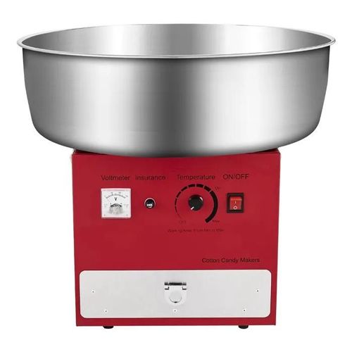 Machine à Barbe à Papa Êlectrique-Duoku-1000 W-Appareil à Barbe à Papa Commercial avec Bol en Acier Inox de 52 cm