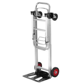 Diable en Aluminium 2 en 1 - DUOKU - Capacité 181 kg - Pliable - Roues en Caoutchouc - Poignée Antidérapante