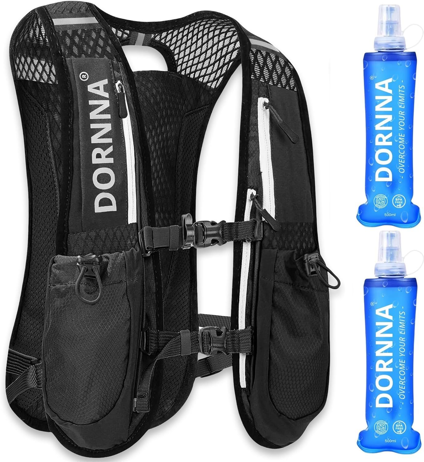 Gilet Trail Ultra Léger 2,5L Veste Running Sac Hydratation Pour Homme Femme Marathon Randonnée