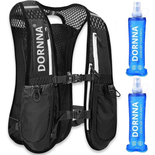 Ulteronixshop-Ultra Terra V2 - Sac Trail + 2 Pcs Gourde Souple 500 Ml Sans Bpa, Sac Hydratation Running Homme E Femme, Gilet Hydratation Taille Unique.