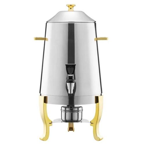 Distributeur de Boissons-Duoku-13 L-Fontaine en Acier Inoxydable pour Eau Chaude et Froide-avec Brûleur à Alcool et Robinet