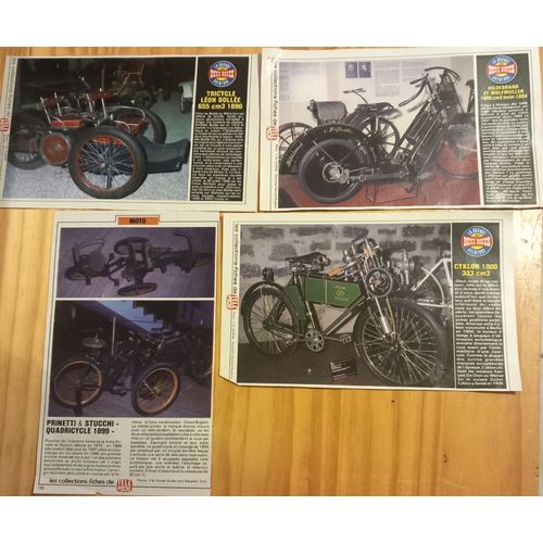 Tele Poche / Collection- Fiches / Photo De Motos / La Grande Aventure Des Deux Roues / De 1894 A 1919 /