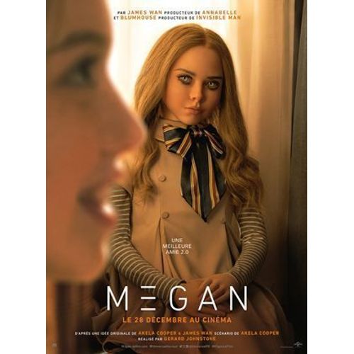 M3gan - Affiche Originale De Cinéma - Format 120x160 Cm - Un Film De Gerard Johnstone Avec Violet Mcgraw, Jenna Davis, Amie Donald, Allison Williams, Megan - Année 2022