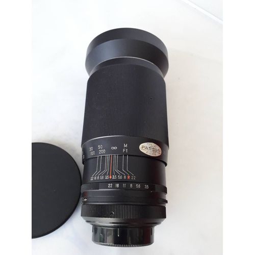 OBJECTIF M42 I.T. COLOR 200 mm F3.5 AUTO TELEPHOTO a vis M42