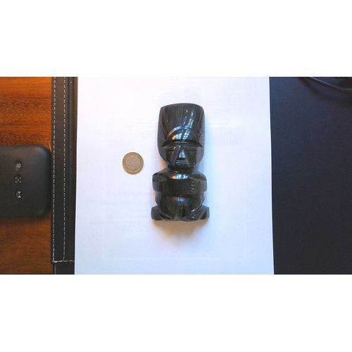 Petite Statuette Africaine En Pierre (De Mbigou ?)