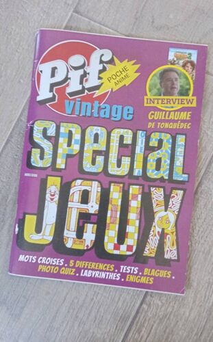Pif Vintage Spécial Jeux