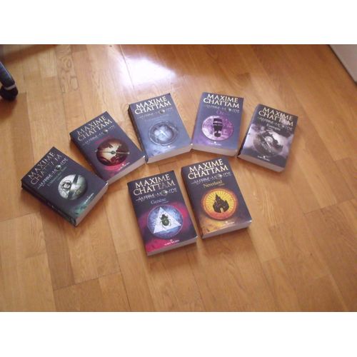 Les 7 Volumes D Autre Monde De Maxime Chattam En Edition Brochee