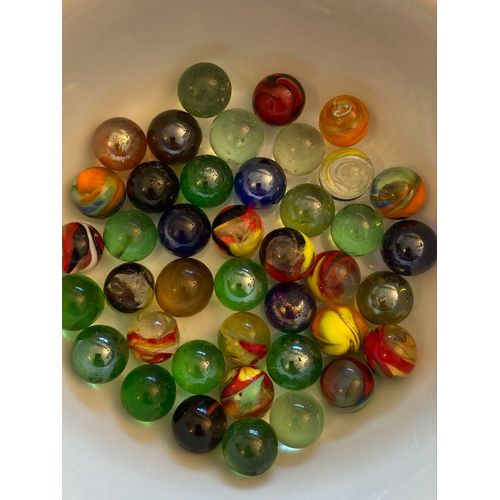 40 billes multicolores 