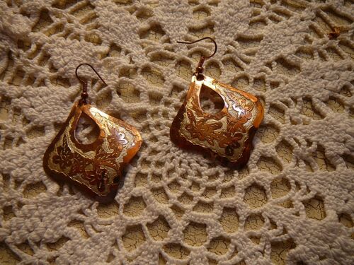 Boucles Oreilles Percées Artisanales