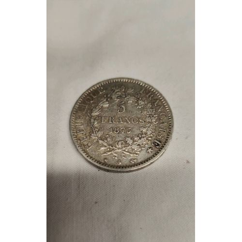 Pièce De Monnaie" Hercule " 1875