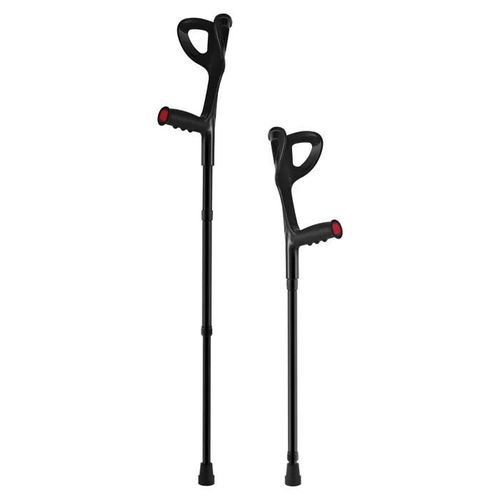 Béquilles D'avant-Bras Pour Adultes-Duoku-Béquilles De Marche Pliantes-Hauteur Réglable Sur 10 Niveaux-Aluminium Léger