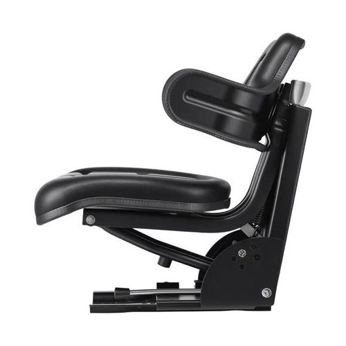 Siège De Chariot Élévateur Universel-Duoku- Avec Micro-Interrupteur- Avec Dossier Réglable, Appui-Tête Et Ceinture De Sécurité