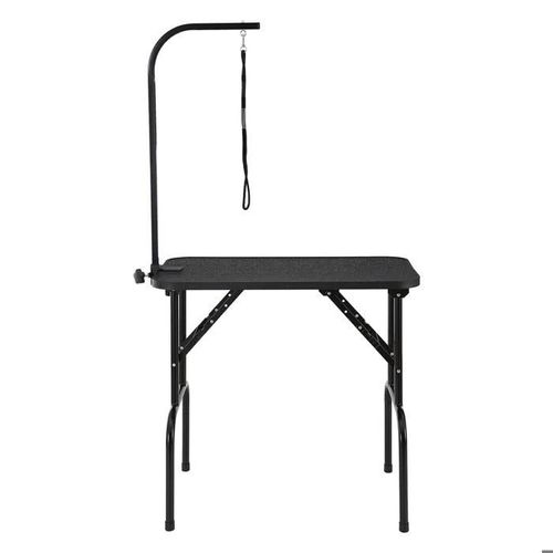 Bras De Table Toilettage - Duoku - Gt-202 - Pliable - Support Pour Chiens - Noir