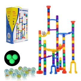 Jeu D’équilibre Billes HSUYUN – 60 Billes Colorées, Base Oscillante, 1 à 4 Joueurs, Défis Familiaux