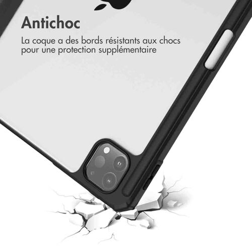 Imoshion Coque Tablette Rigide Trifold Ipad Pro 12.9 (2018 2022) Noir