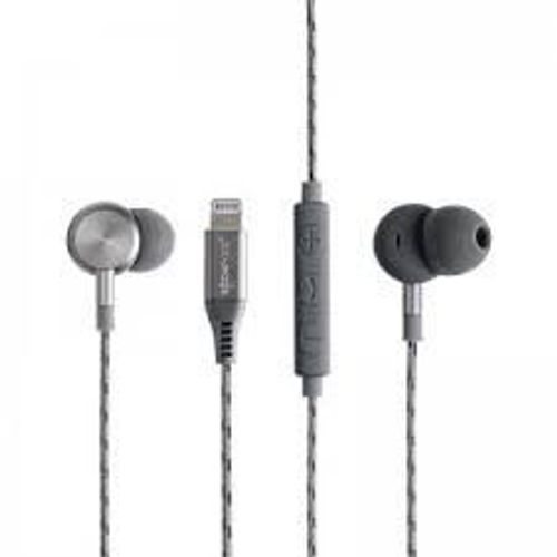 Boompods Digibuds Casque HiFi In Ear, contr?le du volume Graphite (Filaire), ?couteurs, Gris