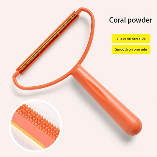 Rasoir Portable anti-peluches pour tissu,pour tapis,manteau,pull,vêtements,brosse de nettoyage,dissolvant de fourrure - Type orange
