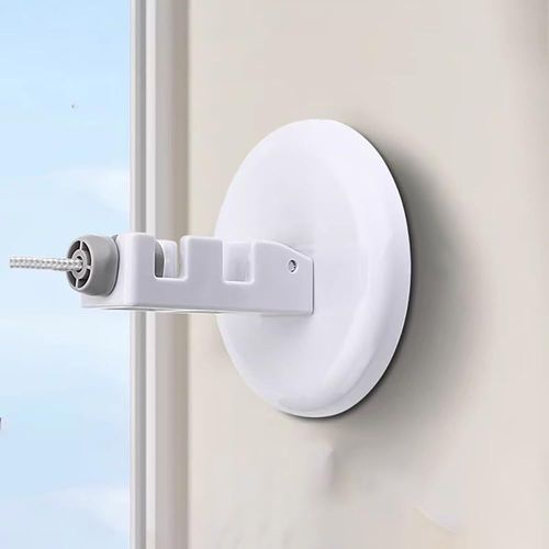 jum-Corde À Linge D'IntérieurMural Extensible Étendoir À Linge Portable Rétractable De 5M Pour Salon Salle De Bain Balcon(Blanc)