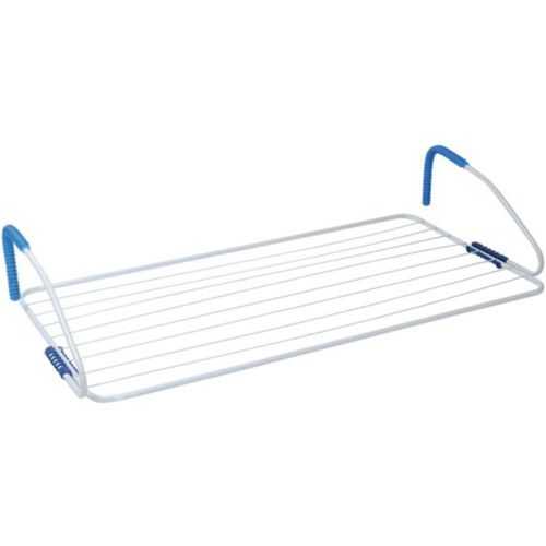 jum-Étendoir Balcon 10M En Acier Ajustable,Dimensions 55X105Cm,Couleurs Assorties,Idéal Pour Séchage De Linge,Robuste Et Durable,Gain D'Espace,Parfait Pour Vêtements Et Tissus Délicats