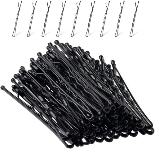 Lot De 120 Épingles À Cheveux Noires Pour Coiffer Les Femmes Et Les Enfants Avec Boîte, 5 Cm