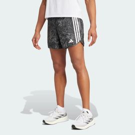 Short Imprimé Intégral Own The Run Excite Aeroready Adidas - Black - M 18 Cm