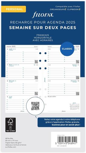 Personnel 1 Semaine Sur 2 Pages Lignées En Français 2025