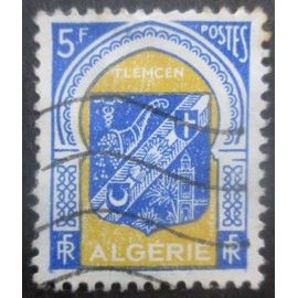 Algerie N°337c Armoirie De Tlemcem Oblitéré