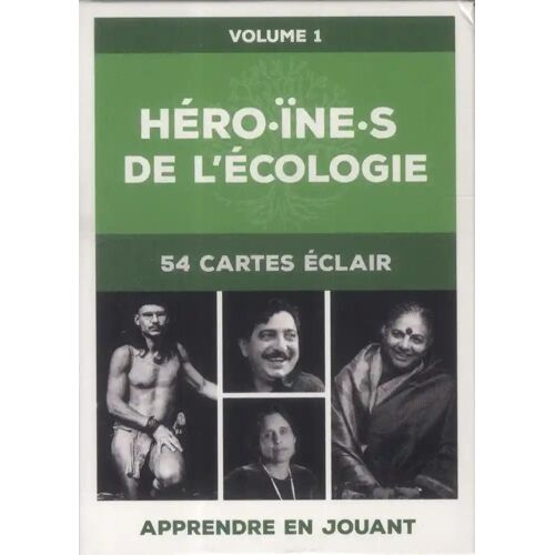 Héros Et Héroïnes De L'écologie - 54 Cartes Éclairs
