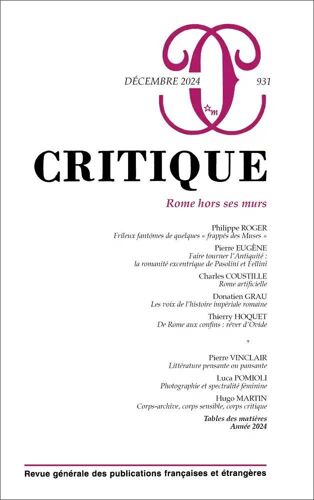 Critique 931 - 931