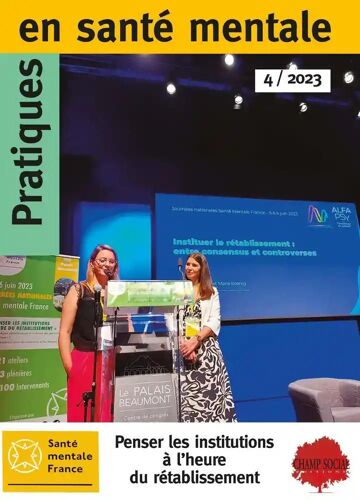 Psm 4 - Repenser Les Institutions À L'heure Du Rétablissement - Edition 2023