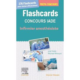 Flashcards Concours Iade - Infirmier Anesthésiste