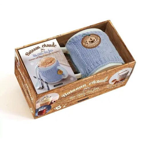 Boisson Chaude Au Coin Du Feu - Coffret Avec Un Mug Et Un Livre