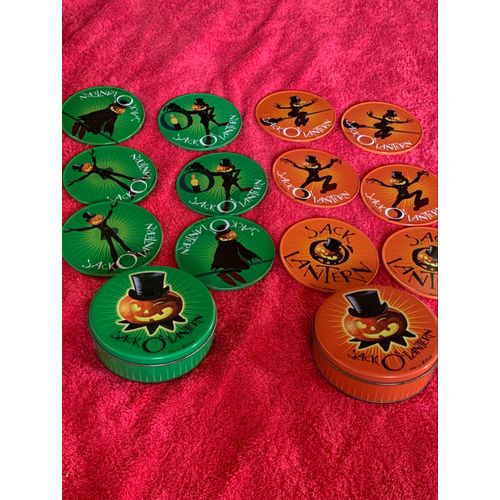 Lot De 12 Sous Verres Jack O’Lantern 