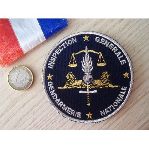 Écusson Militaire Inspection Générale Gendarmerie Insigne Collection