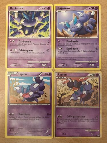 (3137) 4x Rapion (Pokemon) 