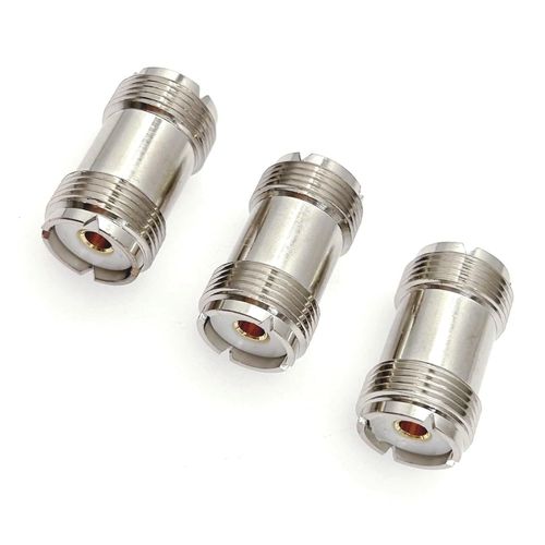 3x UHF femelle PL-259 à UHF femelle SO-239 câble Coaxial adaptateurs Double prise