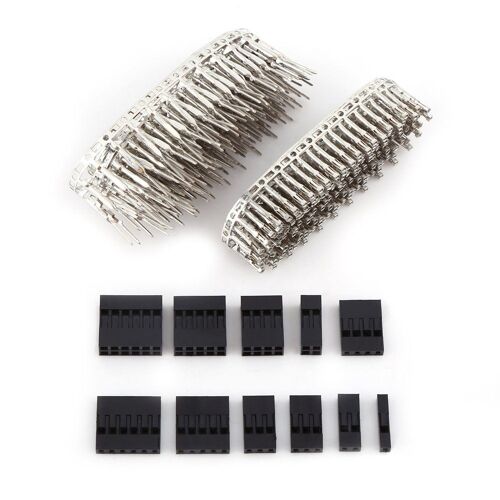 620pcs 2.54mm Coffret de Connecteur Male Femelle Jumper