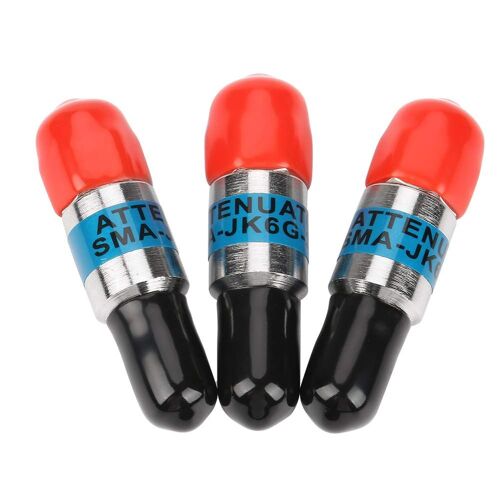 3 PCS Connecteur SMA Connecteur SMA mâle à femelle Bloc coaxial DC coaxial RF mâle à femelle SMA DC-6.0GHz 50¿ 2W Atténuation constante 1-30dB (facultatif)(15db)