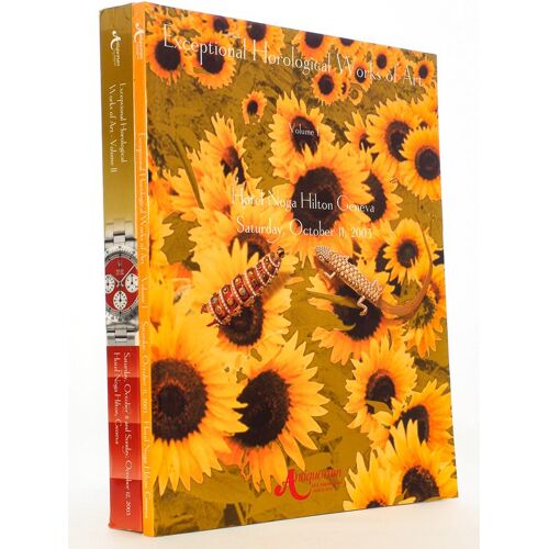 Exceptional Horological Works Of Art - Exceptionnelles Oeuvres D'art Horlogères , Hotel Noga Hilton, Geneva ( Set Of 2 Vol. ) : Volume I. Saturday, O
