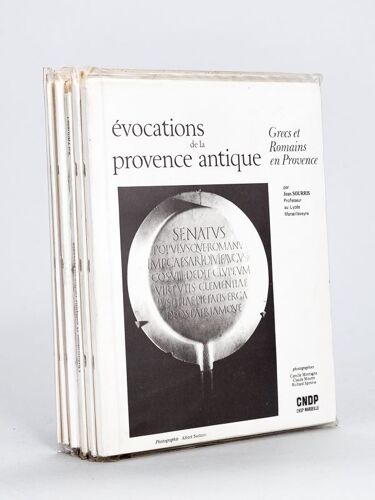 [ Lot De 7 Livrets Du Crdp Marseille Accompagnés De Leurs Diapositives, Relatifs À L'histoire De La Provence ] Evocations De La Provence Antique. Gre