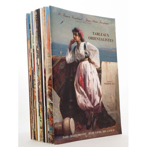 [ Lot De 17 Catalogues D'orientalisme, Hôtel Drouot, Années 2001 À 2008 ] Tableaux Orientalistes Dont Atelier Charles Lallemand, Atelier Louis-John E