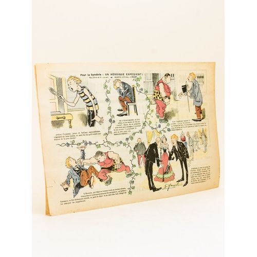 Pour La Symétrie : Un Héroïque Expédient. Imagerie D'epinal N° 4024 - Questions-Devinettes Gr 41 Et Gr 42. Imagerie 1311