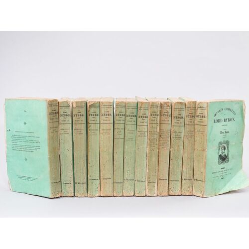 Oeuvres Complètes De Lord Byron (13 Tomes - Complet) Avec Notes Et Commentaires, Comprenant Ses Mémoires Publiés Par Thomas Moore, Et Ornées D'un Bea