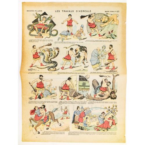 Les Travaux D'hercule. Imagerie D'epinal N° 432