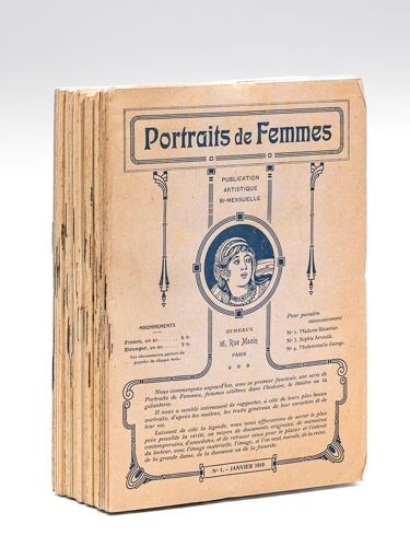 Portraits De Femmes. Publication Artistique Bimensuelle (51 Numéros. Du Numéro 1 De Janvier 1910 Au N° 51 De Janvier 1913) Diane De Poitiers - Madame