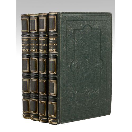 Les Merveilles De La Science Ou Description Populaire Des Inventions Modernes (4 Tomes - Complet) Tome I : Machine À Vapeur - Bateau À Vapeur - Locom
