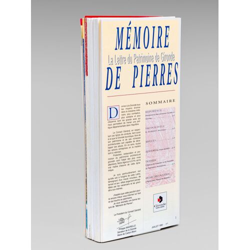 Mémoires De Pierres. La Lettre Du Patrimoine De Gironde (45 Numéros : Du N° 1 Au 29 ; Du 31 Au 38 ; Du 40 Au 43 ; 45 ; 46; 49 ; 50)