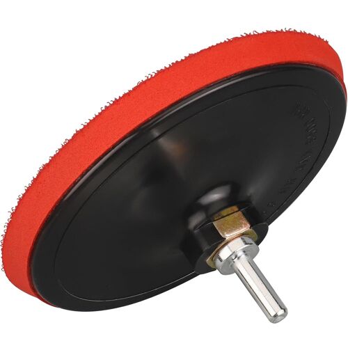 Disque de ponçage de 150 mm avec adaptateur de perceuse M14, tampon de polissage, crochet et boucle pour perceuse/meuleuse d'angle